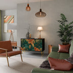 AUTUMN KALEIDOSCOPE Aparador de 2 Portas em Acabamento Preto