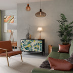 LEMON TREE Aparador de 2 Portas em Acabamento Preto