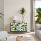 LEMON TREE Aparador de 2 Portas em Acabamento Preto