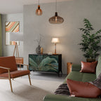 ROYAL GREEN Aparador de 2 Portas em Acabamento Preto