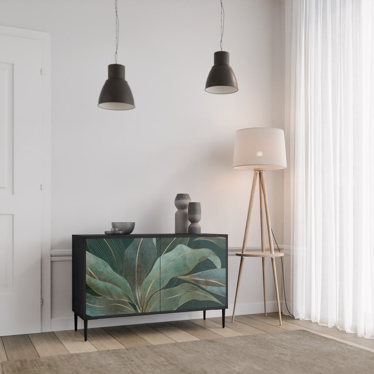 ROYAL GREEN 2-Door Sideboard