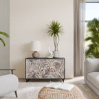 PASSING TIME Aparador de 2 Portas em Acabamento Preto