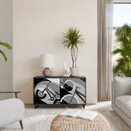 BIKE ENERGY 2-Door Sideboard in Black Finish