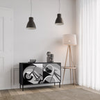 BIKE ENERGY 2-Door Sideboard in Black Finish
