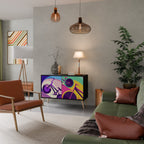 BIKE DREAMS Aparador de 2 Portas em Acabamento Preto