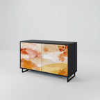 TRACES OF AUTUMN Aparador de 2 Portas em Acabamento Preto