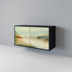 MORNING BY THE LAKE Aparador de 2 Portas em Acabamento Preto