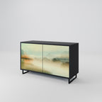 MORNING BY THE LAKE Aparador de 2 Portas em Acabamento Preto
