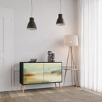 MORNING BY THE LAKE Aparador de 2 Portas em Acabamento Preto