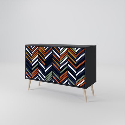 VIBRANT PATCHWORK Aparador de 2 Portas