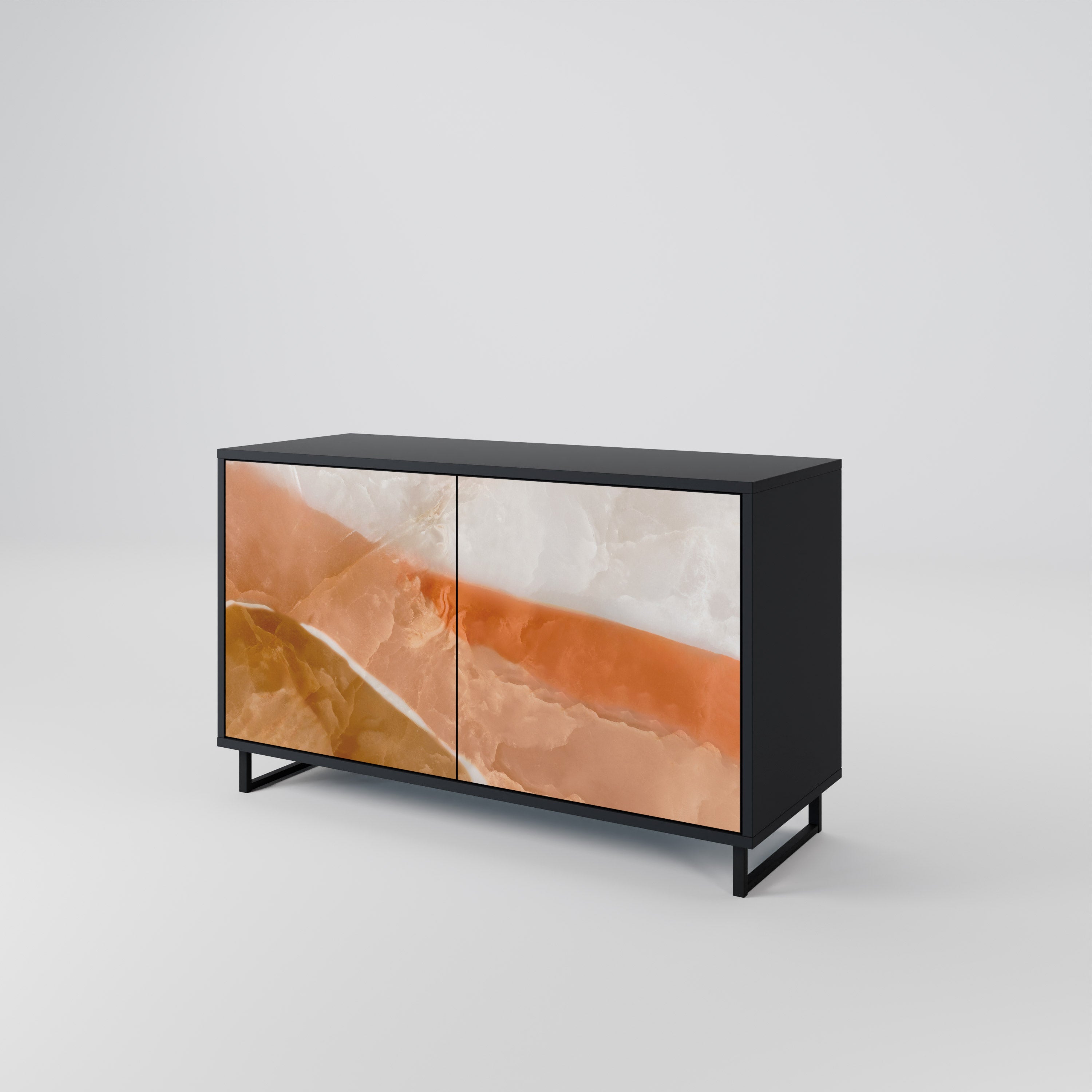 SANDHILLS SPLENDOUR 2-Door Sideboard in Black Finish