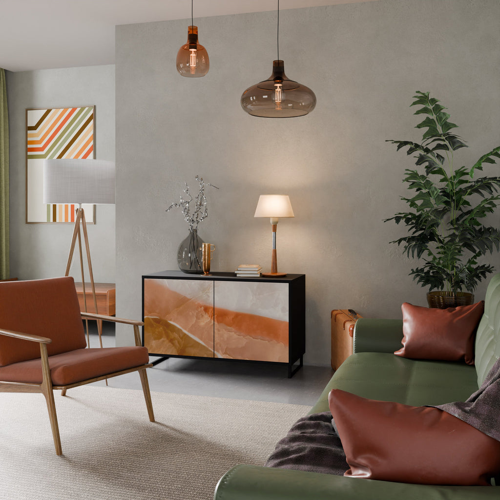 SANDHILLS SPLENDOUR 2-Door Sideboard in Black Finish