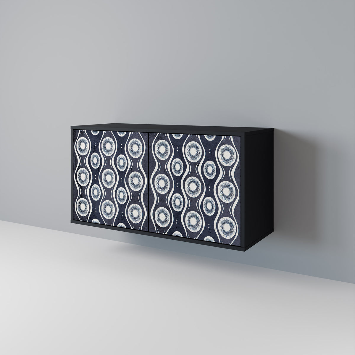 GRAPHITE EYES Aparador de 2 Portas