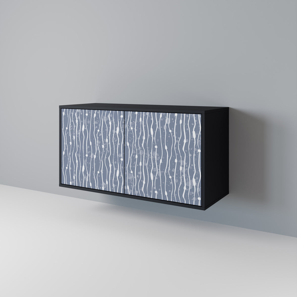 GRAPHITE RAIN Aparador de 2 Portas