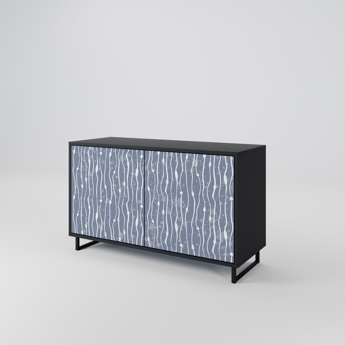 GRAPHITE RAIN Aparador de 2 Portas