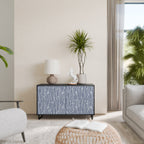 GRAPHITE RAIN Aparador de 2 Portas em Acabamento Preto