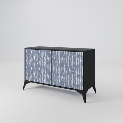 GRAPHITE RAIN Aparador de 2 Portas
