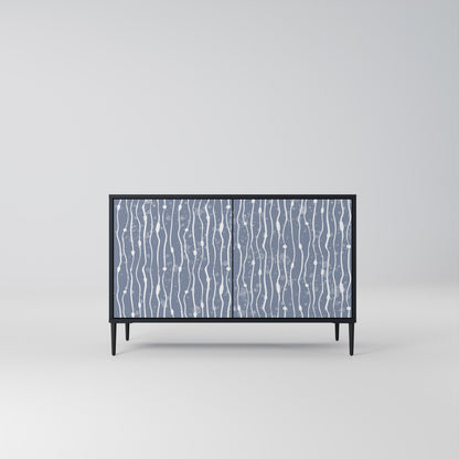 GRAPHITE RAIN Aparador de 2 Portas