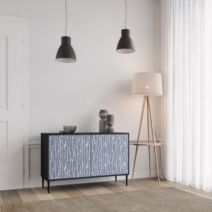 GRAPHITE RAIN Aparador de 2 Portas