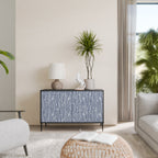 GRAPHITE RAIN Aparador de 2 Portas em Acabamento Preto