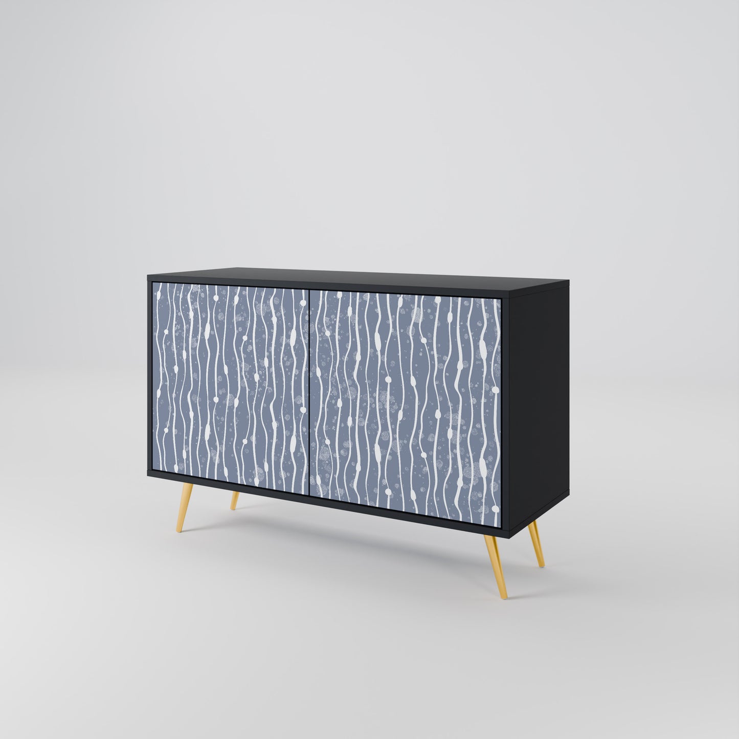 GRAPHITE RAIN Aparador de 2 Portas