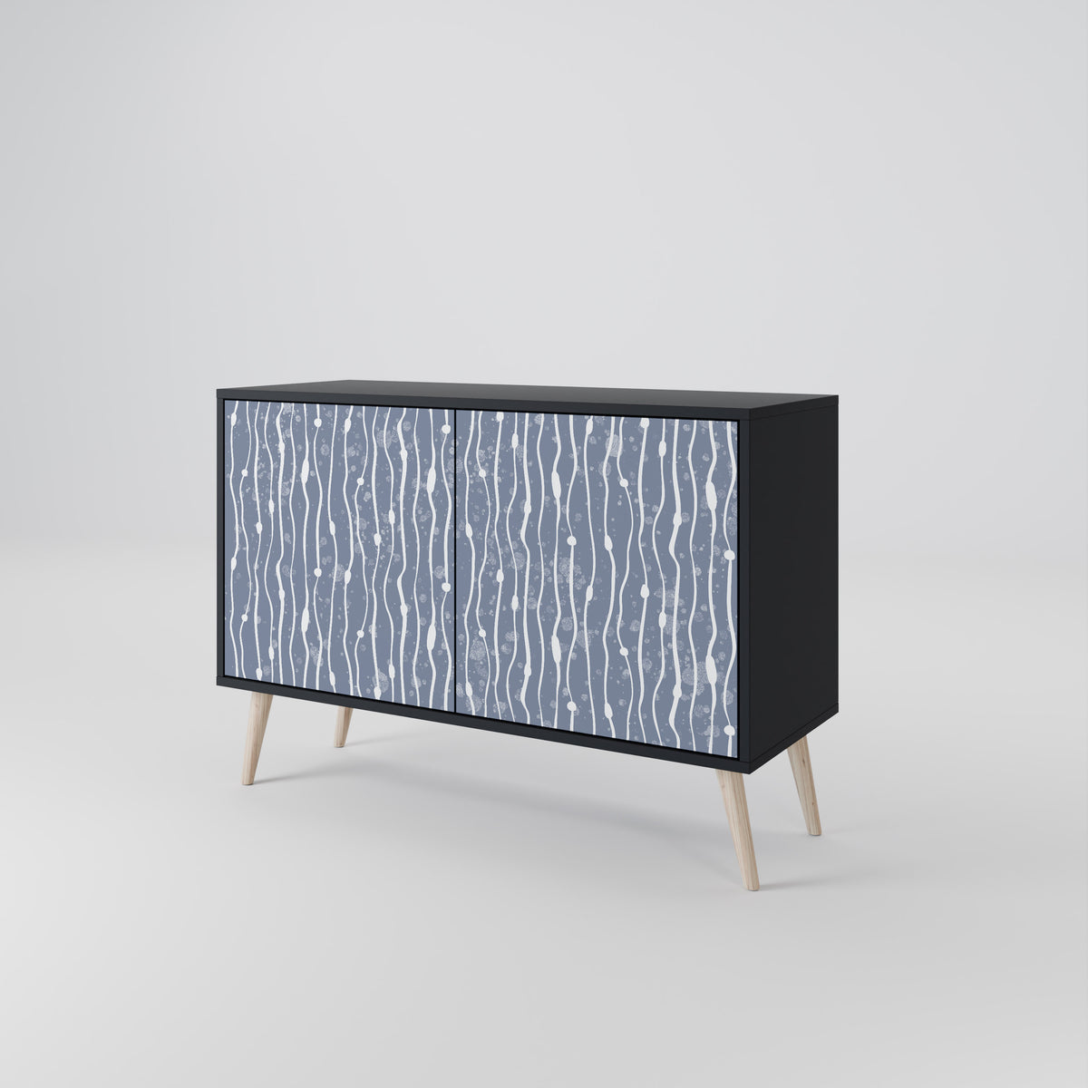 GRAPHITE RAIN Aparador de 2 Portas