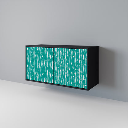 TURQUOISE RAIN Aparador de 2 Portas