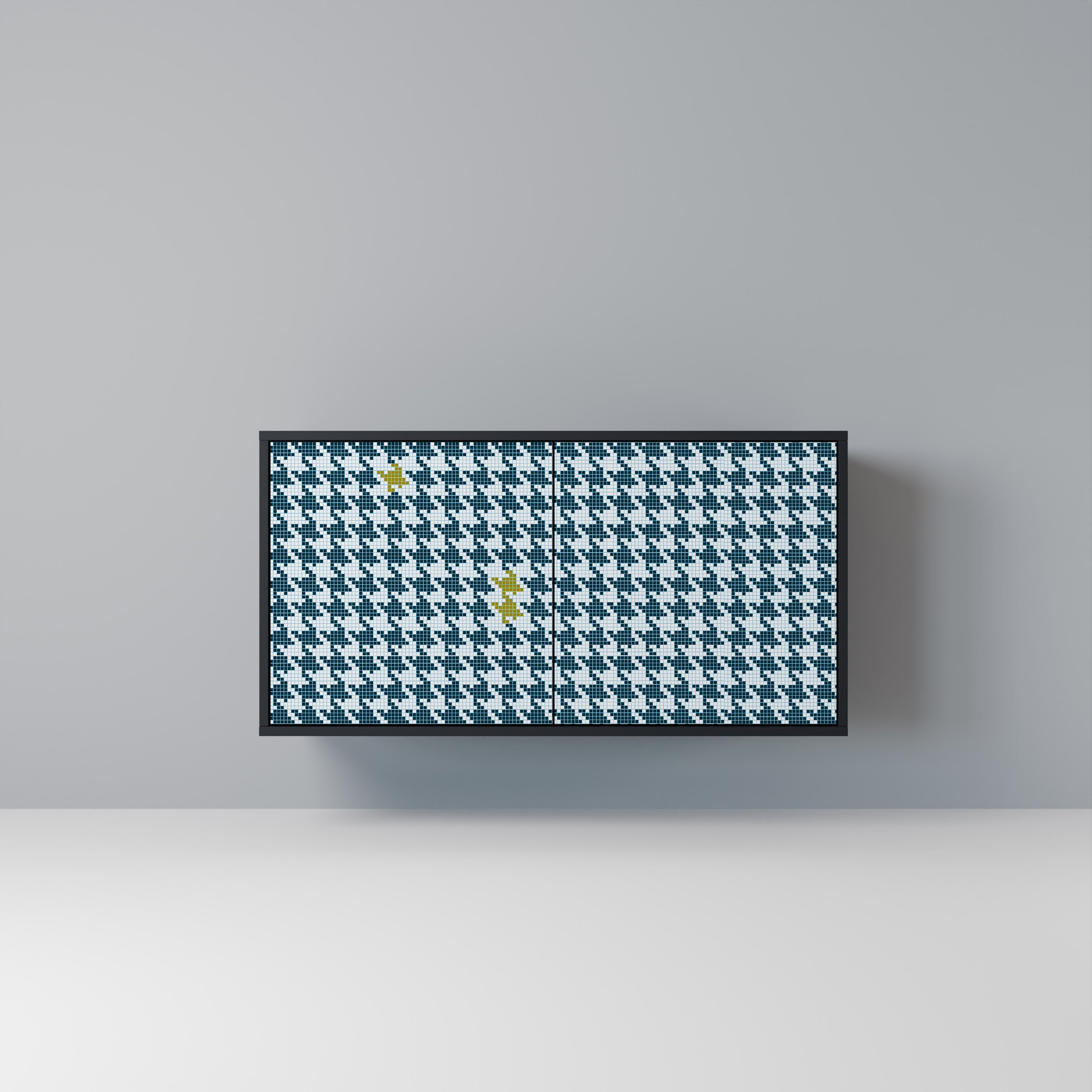 OUT OF CONTEXT Aparador de 2 Portas em Acabamento Preto