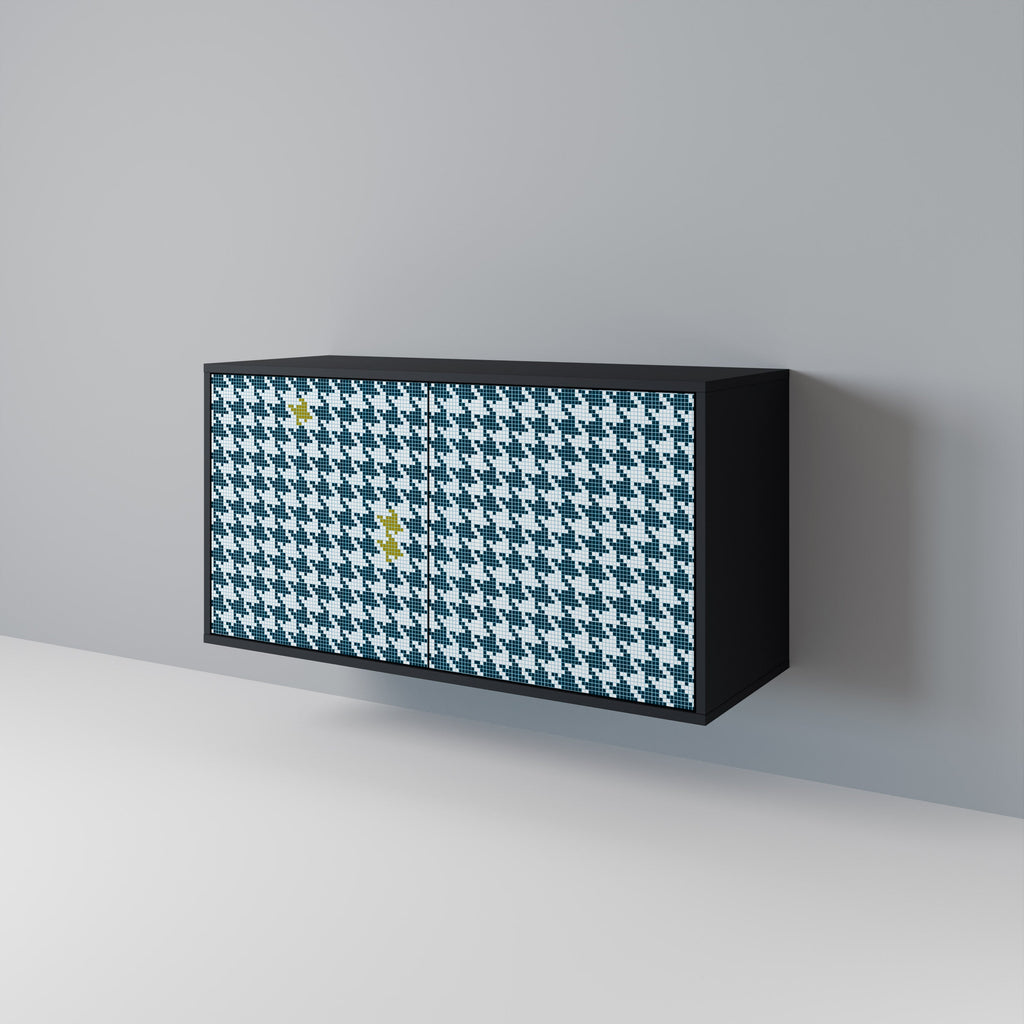 OUT OF CONTEXT Aparador de 2 Portas em Acabamento Preto