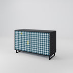 OUT OF CONTEXT Aparador de 2 Portas em Acabamento Preto