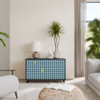 OUT OF CONTEXT Aparador de 2 Portas em Acabamento Preto