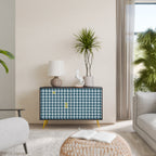 OUT OF CONTEXT Aparador de 2 Portas em Acabamento Preto