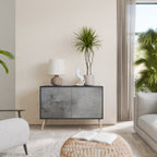 CONCRETE WALL Aparador de 2 Portas em Acabamento Preto