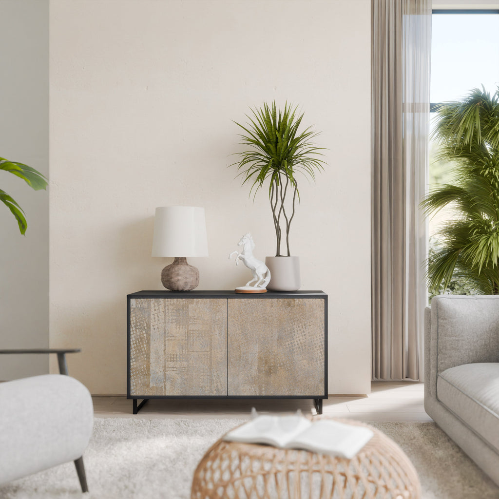 SCREEN ERROR Aparador de 2 Portas em Acabamento Preto