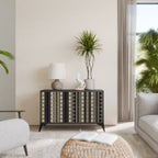 AZTEC 2-Door Sideboard in Black Finish