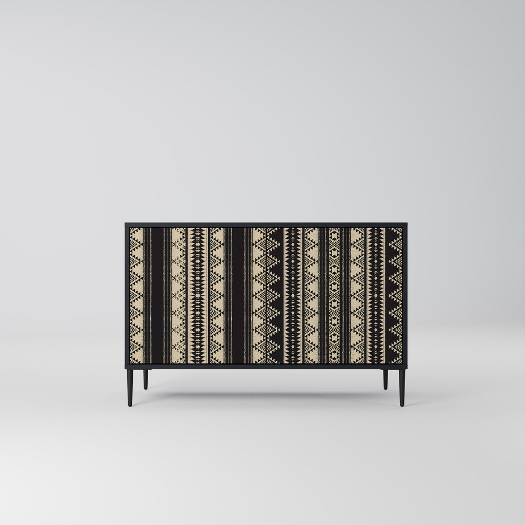 AZTEC 2-Door Sideboard in Black Finish