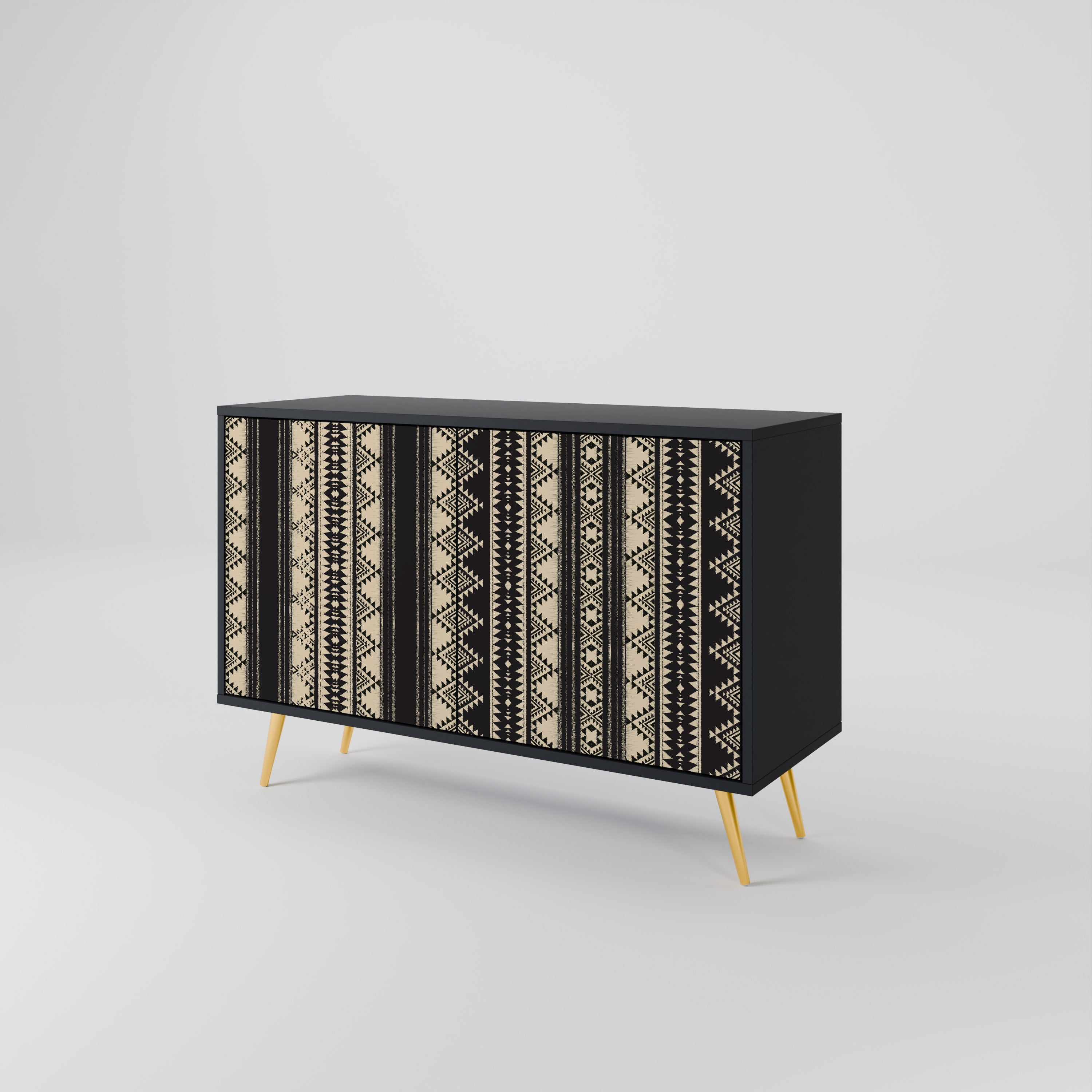 AZTEC 2-Door Sideboard in Black Finish