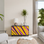 DREAMS COME TRUE Aparador de 2 Portas em Acabamento Preto