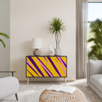 DREAMS COME TRUE Aparador de 2 Portas em Acabamento Preto