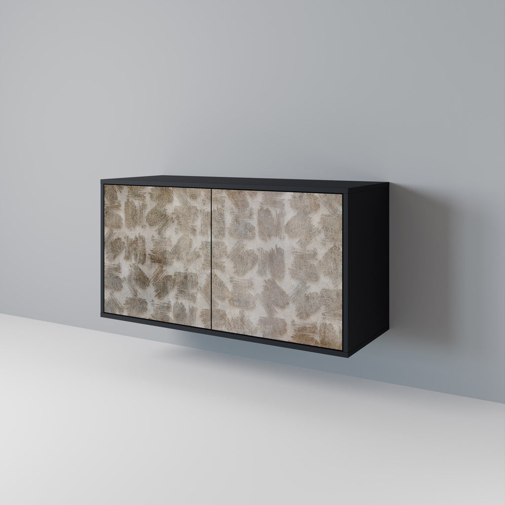 SLIGHTLY BLURRED 2-Door Sideboard in Black Finish