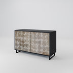 SLIGHTLY BLURRED 2-Door Sideboard in Black Finish
