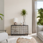 SLIGHTLY BLURRED 2-Door Sideboard in Black Finish