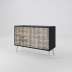 SLIGHTLY BLURRED 2-Door Sideboard in Black Finish