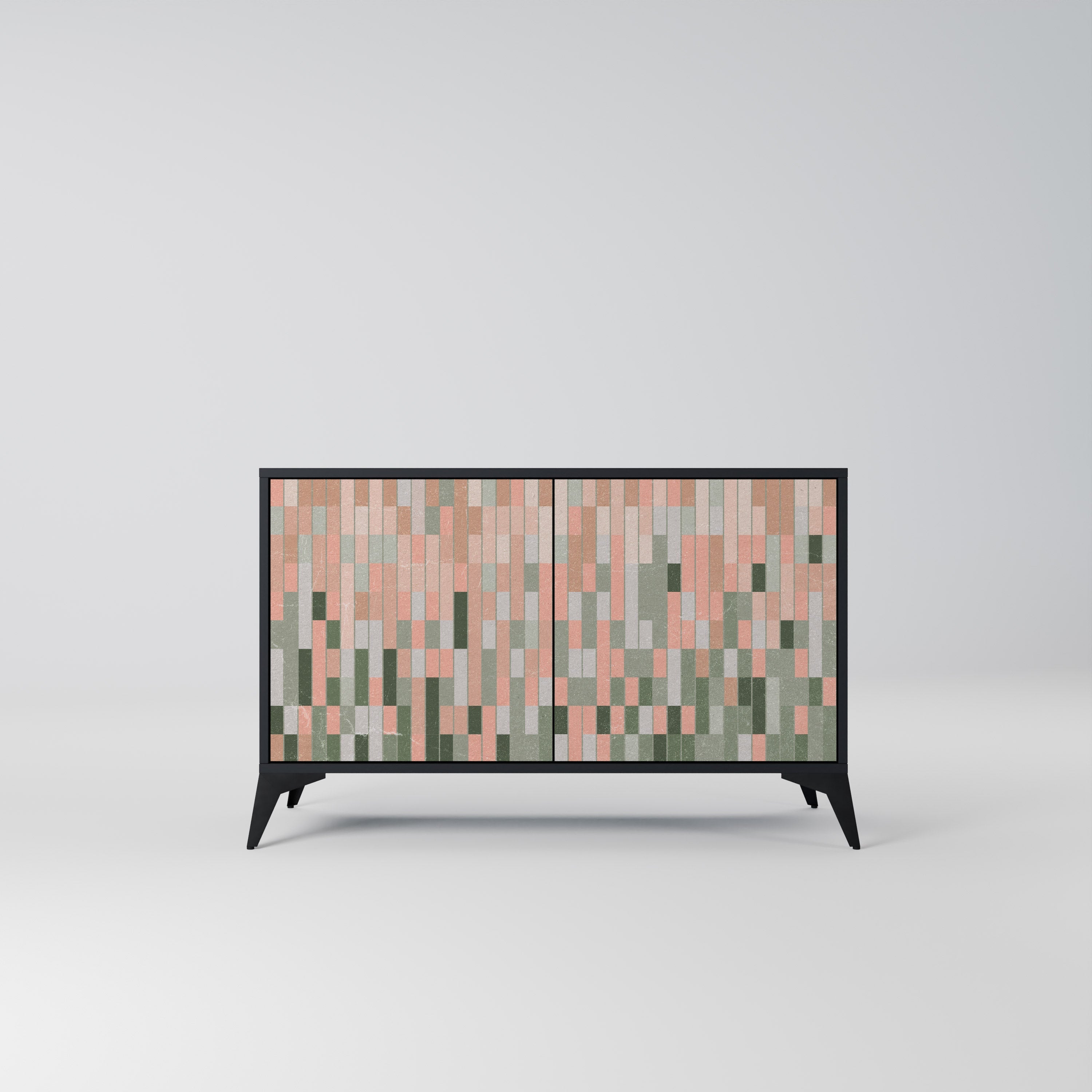 BUILDING THE FUTURE Aparador de 2 Portas em Acabamento Preto