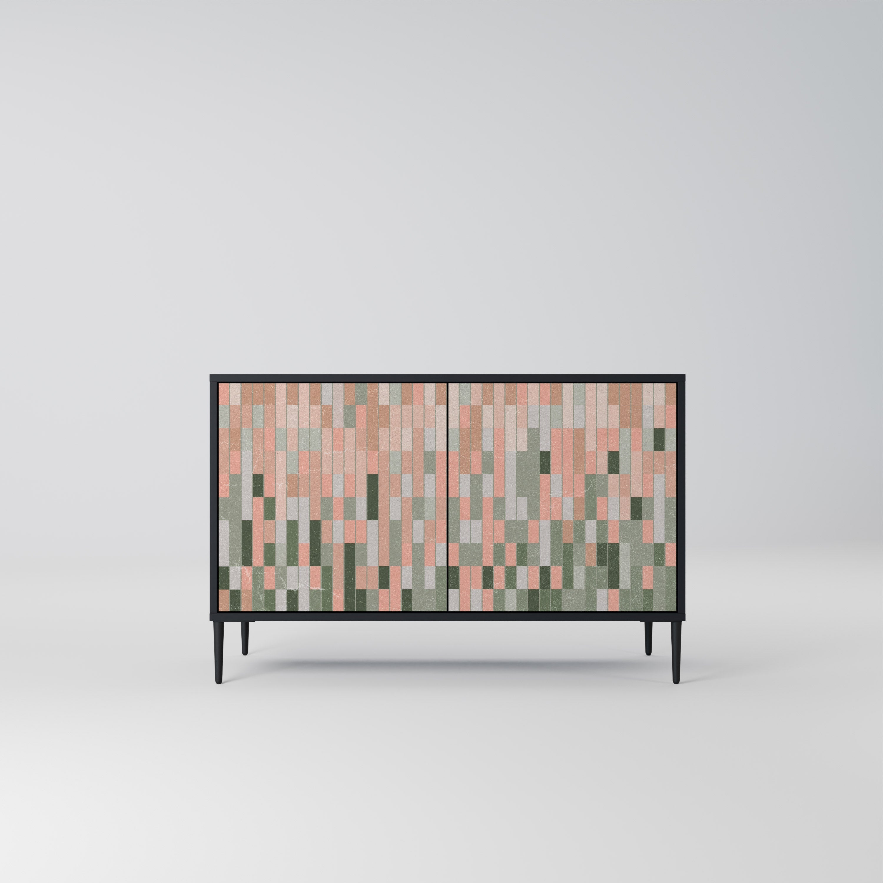 BUILDING THE FUTURE Aparador de 2 Portas em Acabamento Preto