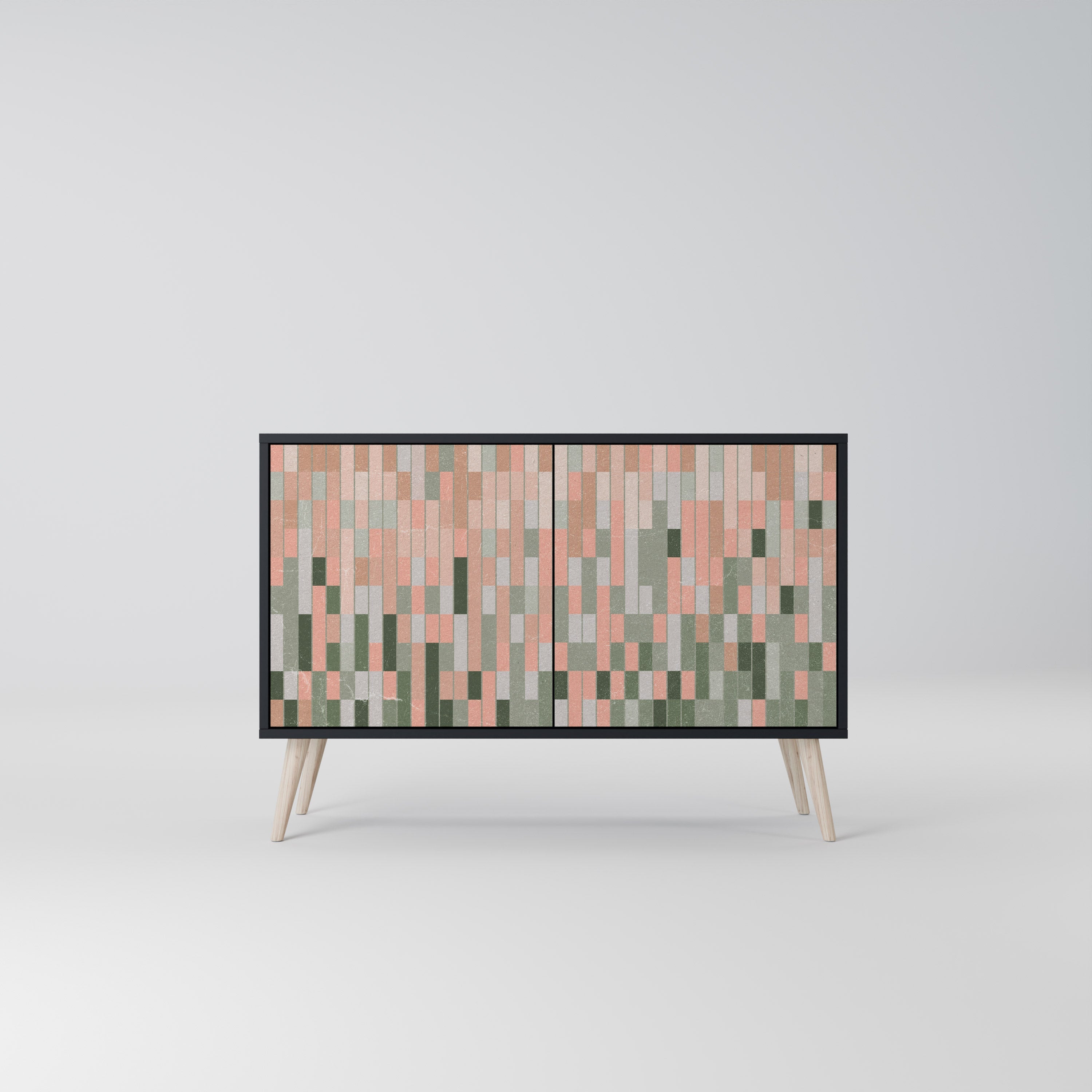 BUILDING THE FUTURE Aparador de 2 Portas em Acabamento Preto