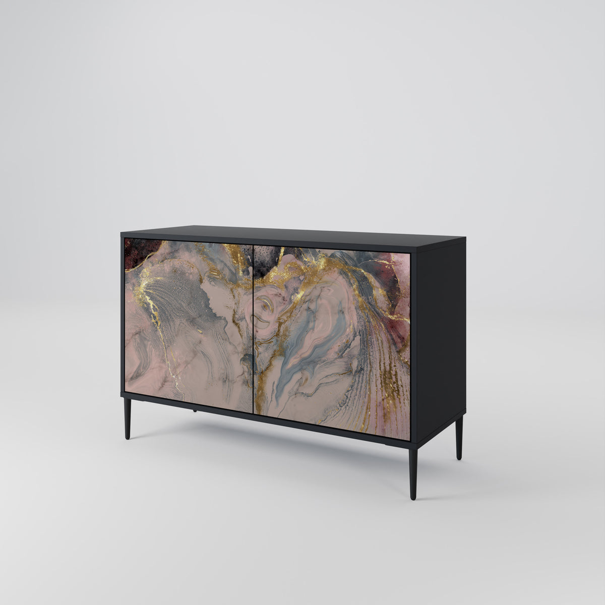 GILDED SWIRLS Aparador de 2 Portas