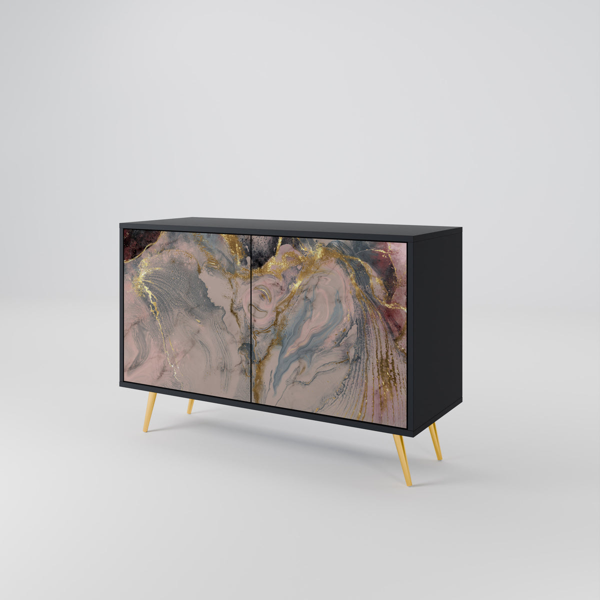 GILDED SWIRLS Aparador de 2 Portas