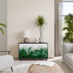 EXPENSIVE NATURE Aparador de 2 Portas em Acabamento Preto