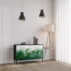 EXPENSIVE NATURE Aparador de 2 Portas em Acabamento Preto